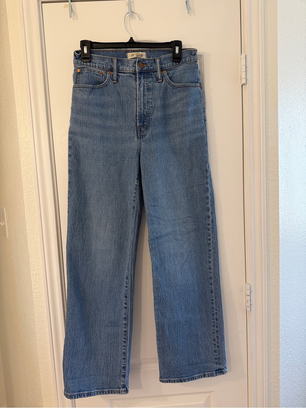 Madewell Medium Blue Straight-Leg Jeans